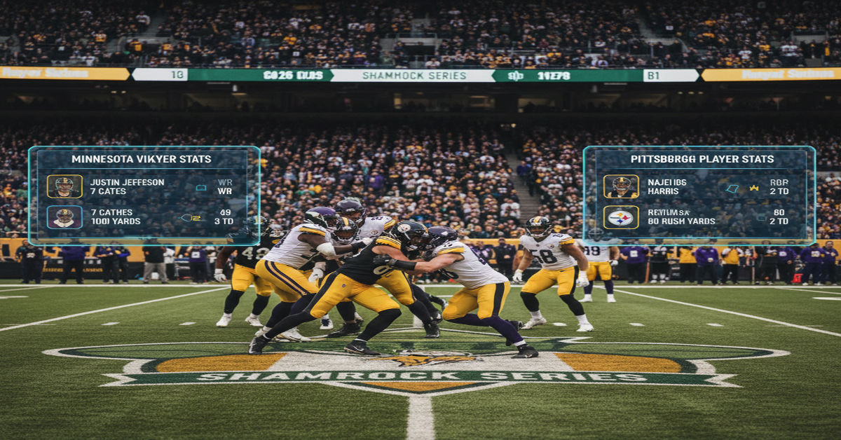 Minnesota Vikings vs Pittsburgh Steelers Match Player Stats
