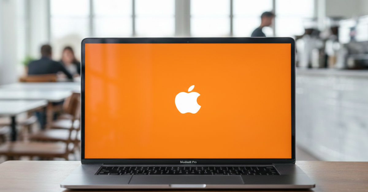 MacBook Pro Orange Screen