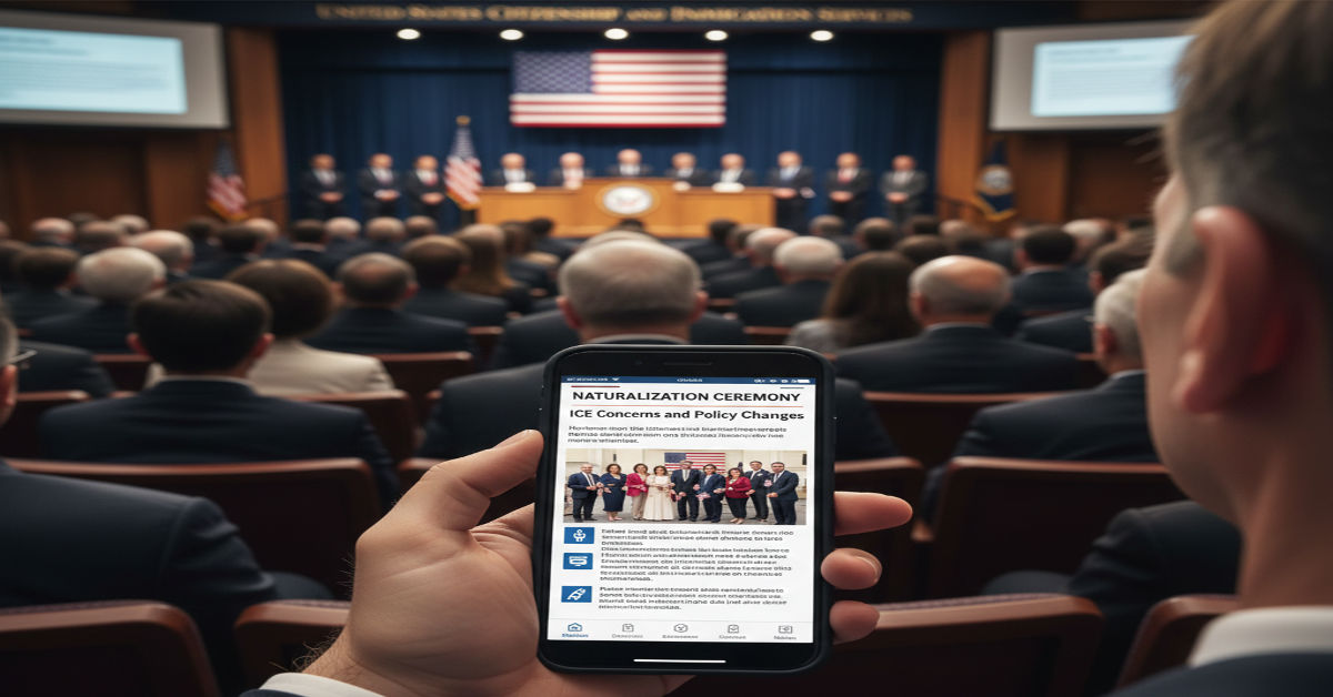 Naturalization Ceremony ICE Concerns