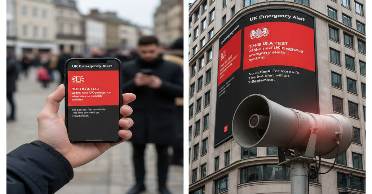 UK Government to Test Emergency Alerts System on 7th September