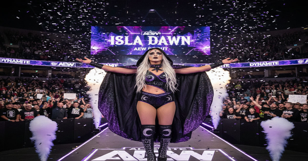 AEW Debut Isla Dawn